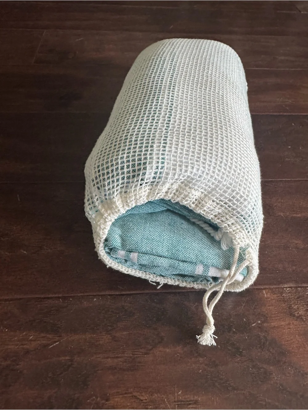 Light Teal Turkish-Style Fringe Towel - Set of 2